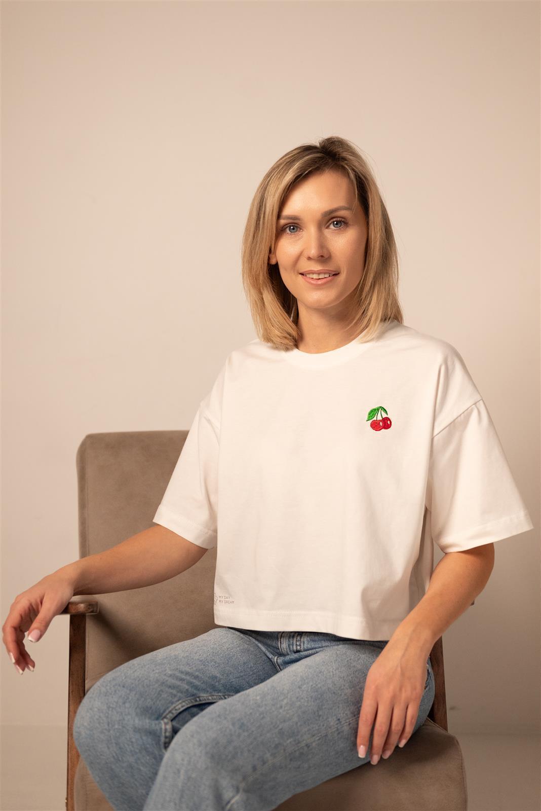 CherryCropTShirt