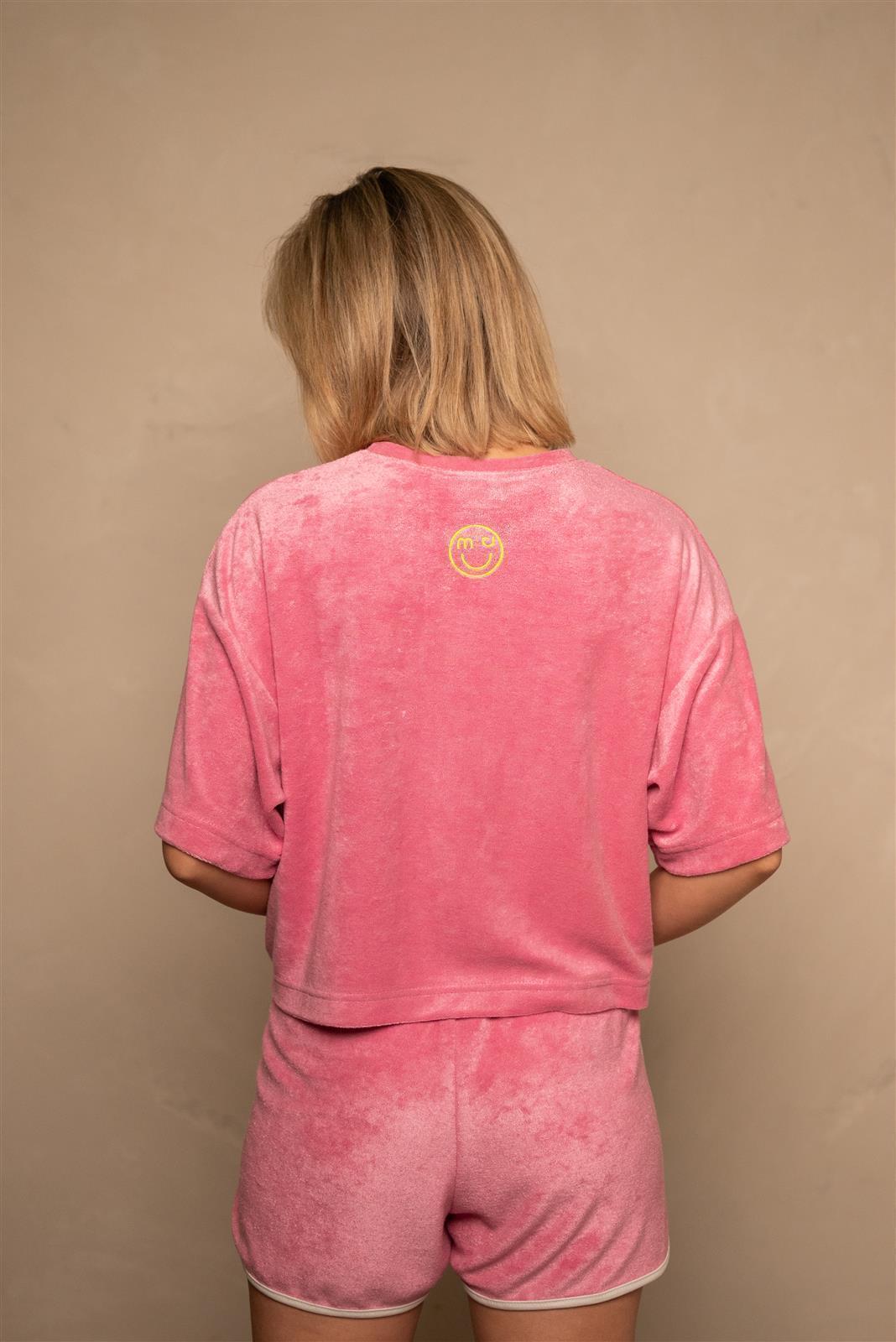 RosaFrotteeCropTShirt