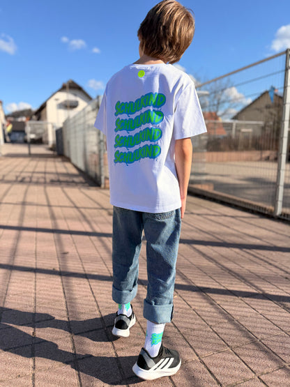 Schulkind Graffiti Green