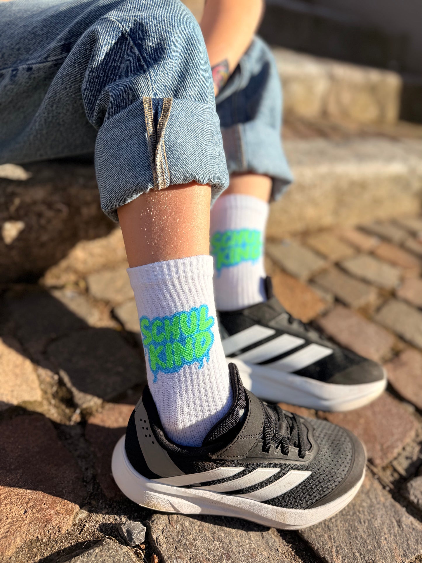 Schulkind Graffiti Green