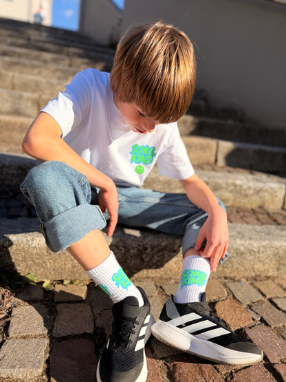 Schulkind Graffiti Green