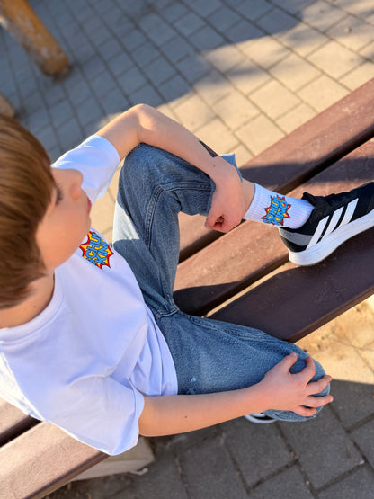 Schulkind Super Hero