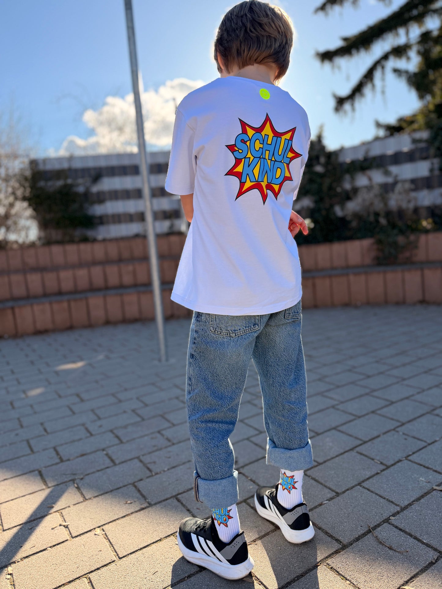 Schulkind Super Hero