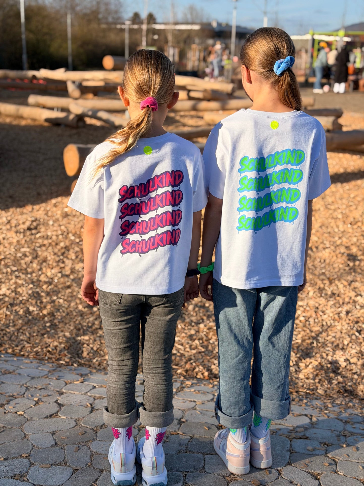 Schulkind Graffiti Green