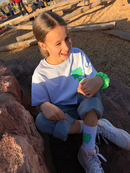 Schulkind Graffiti Green