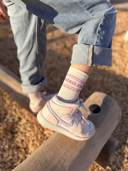 Schulkind Pastell Pink