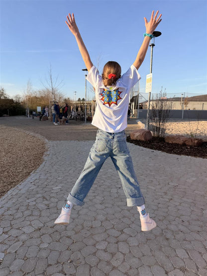 Schulkind Super Hero