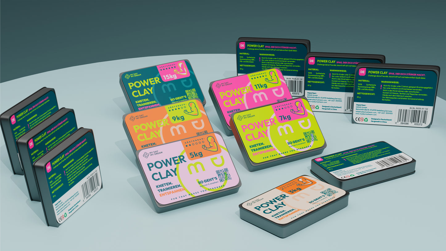 Power Clay Set (12 pcs.)